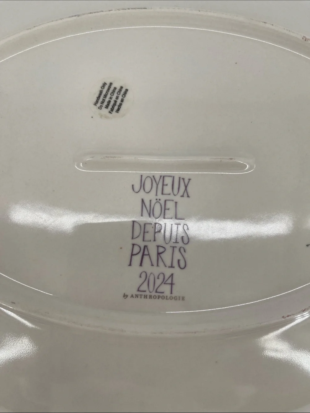 Anthropologie Paris Holiday in the City 2024 Platter